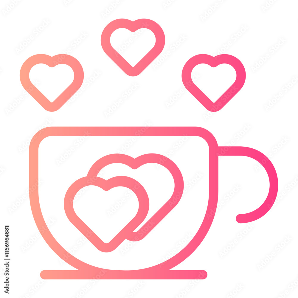 cup gradient icon cup gradient icon