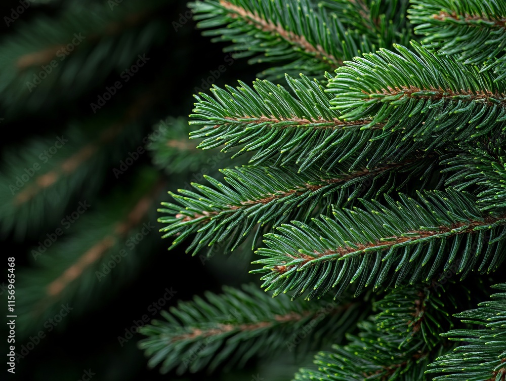 A close up of a pine tree branch A close up of a pine tree branch