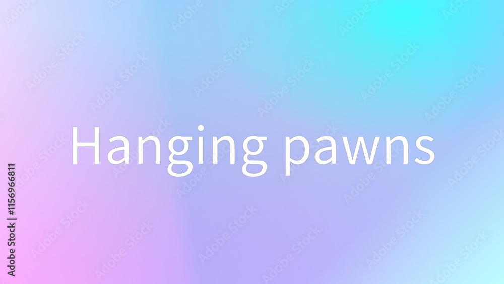 Hanging pawns のグラデーション背景イラスト Hanging pawns のグラデーション背景イラスト