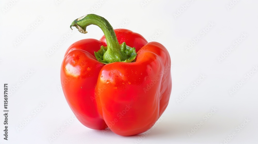 Close-up of a fresh vegetable lying on a pure white background. Simple yet vivid display of the vegetable's details, showing its texture and unique shape clearly, a great visual for food related topic Close-up of a fresh vegetable lying on a pure white background. Simple yet vivid display of the vegetable's details, showing its texture and unique shape clearly, a great visual for food related topic