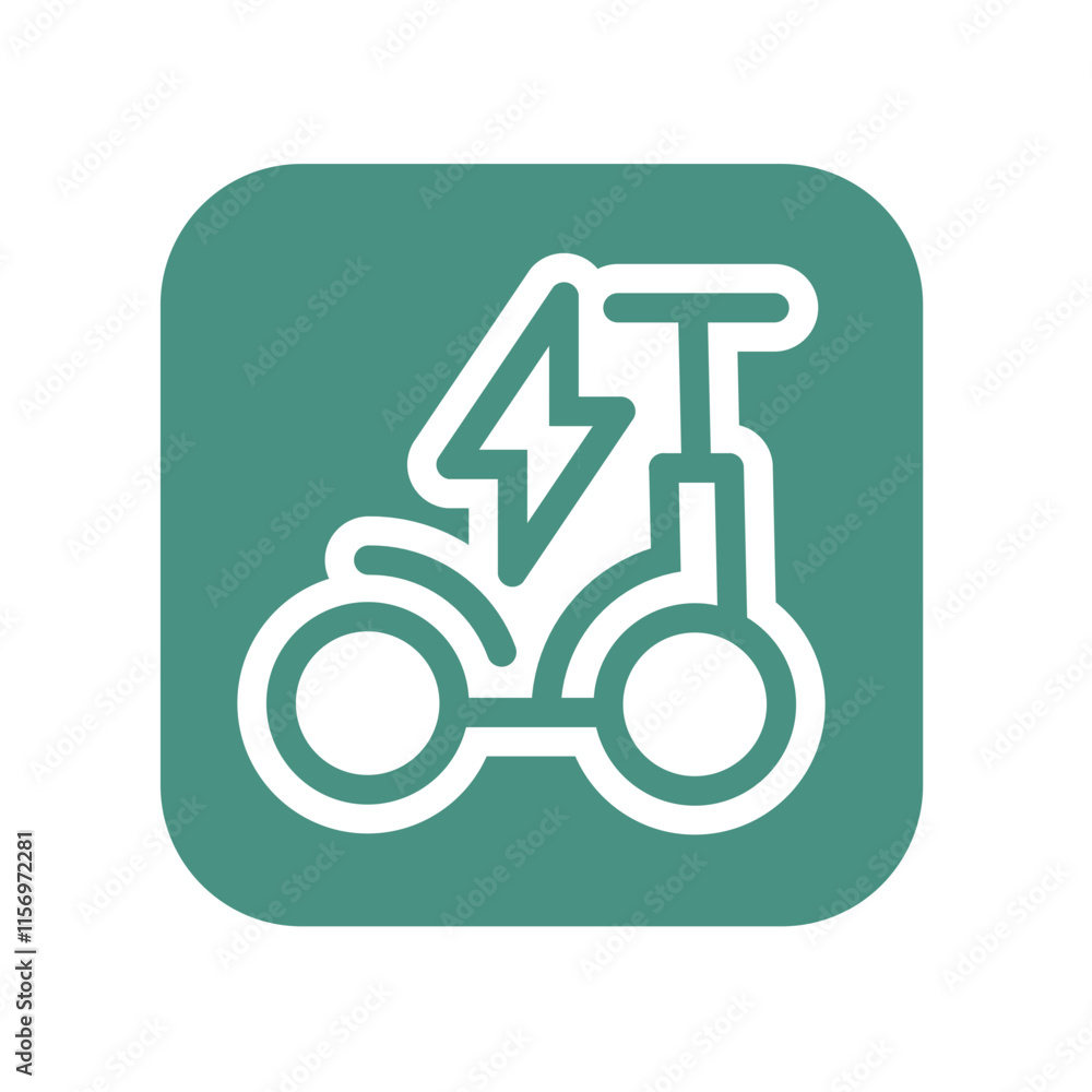 scooter electric icon scooter electric icon