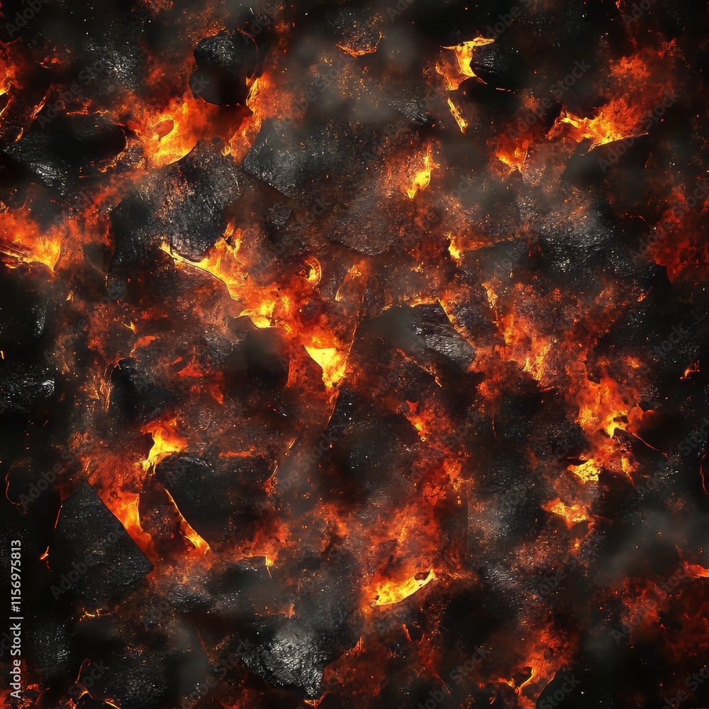 Obraz premium Ember textures - warmth