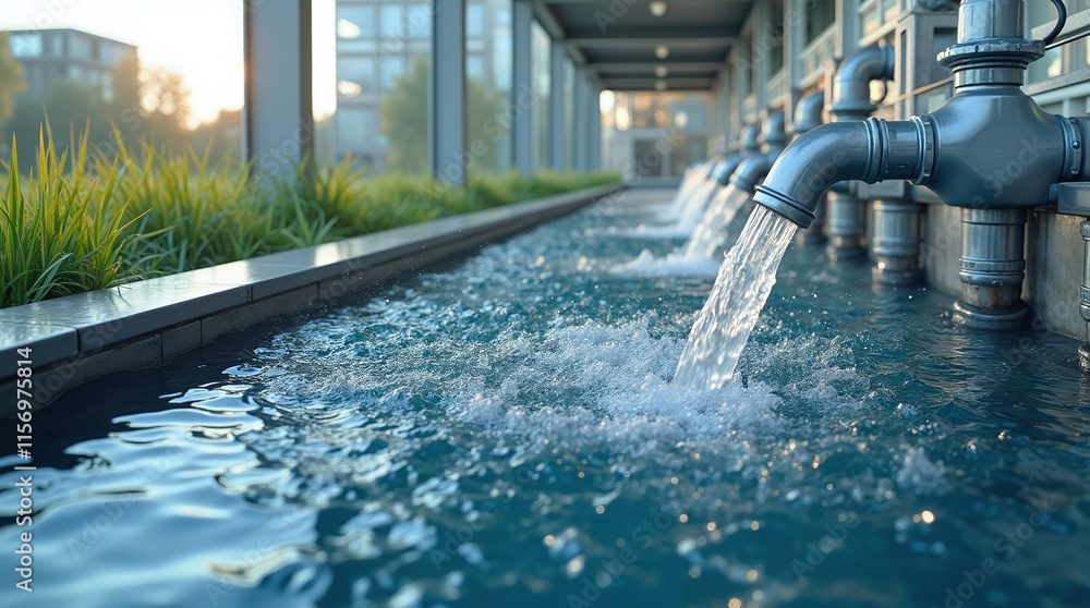 Modern Wastewater System at Industrial Plant Modern Wastewater System at Industrial Plant