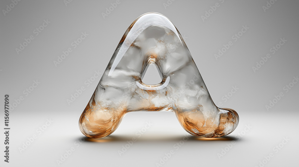 Naklejka premium Alphabet A