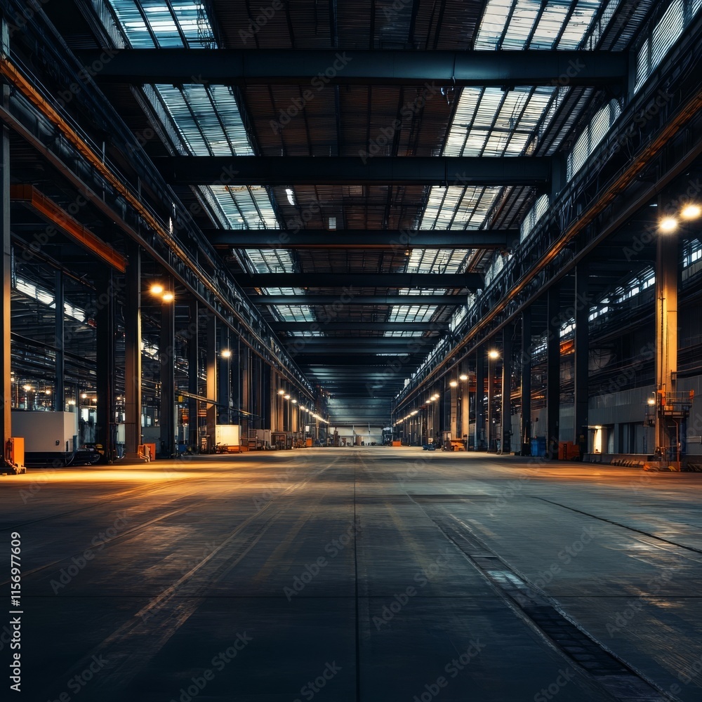 Industrial hall, low light Industrial hall, low light