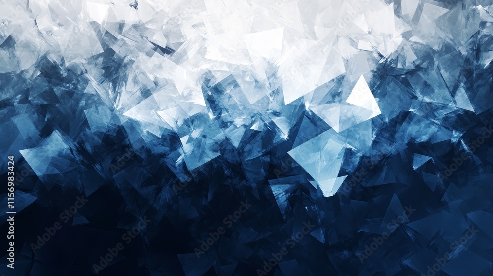Abstract blue crystal background Abstract blue crystal background