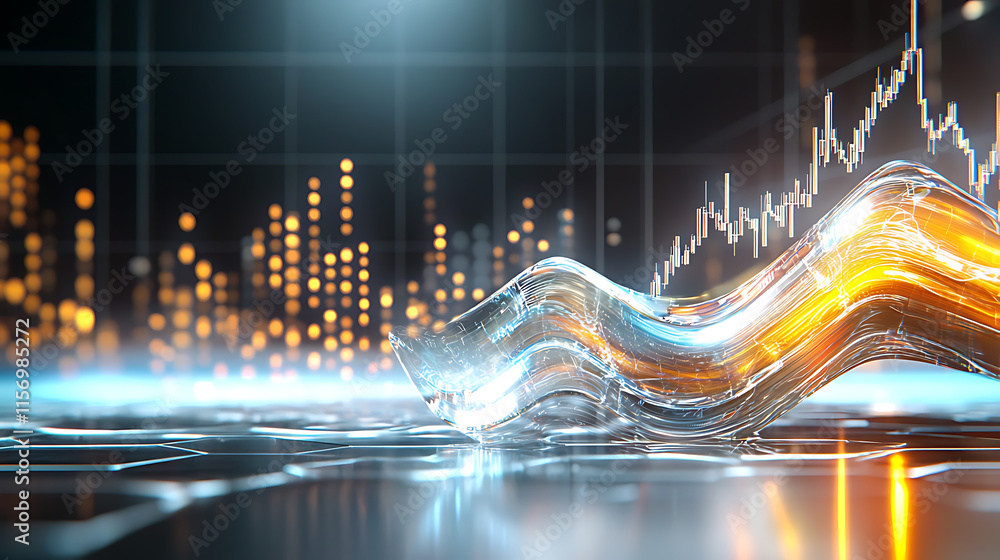 custom made wallpaper toronto digitalMarket trends analysis financial sector data visualization digital environment dynamic view economic insights
