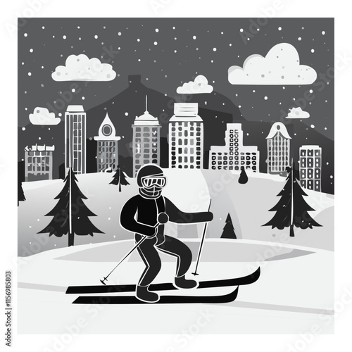 Winter Sports and Activities Snow