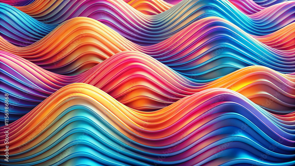 3D abstract wave pattern background 3D abstract wave pattern background