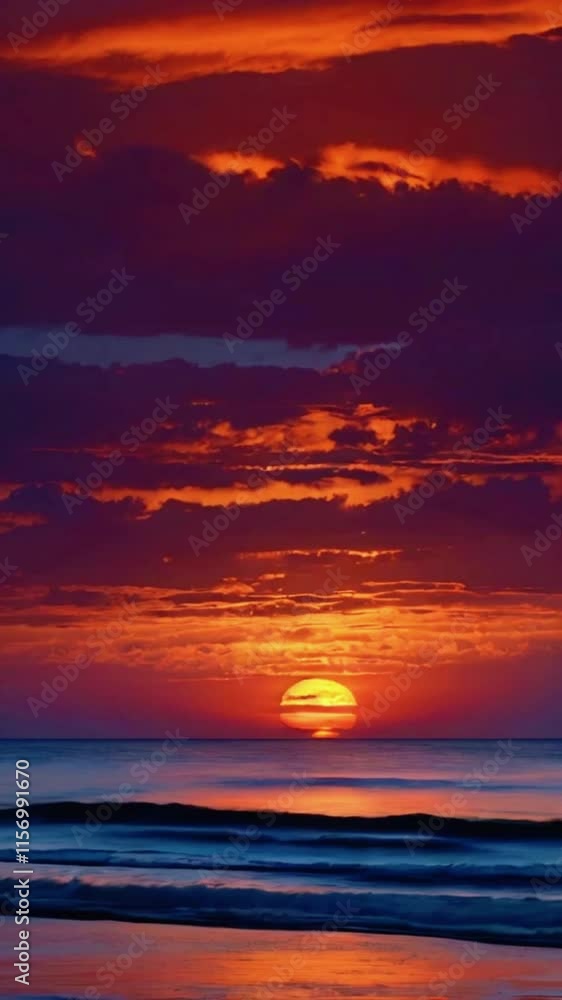 A luminous composition layers of oranges, reds, and golds merging into soft blues and purples, symbolizing a radiant sunset, 4k High-Quality Wallpaper Background Animation Video A luminous composition layers of oranges, reds, and golds merging into soft blues and purples, symbolizing a radiant sunset, 4k High-Quality Wallpaper Background Animation Video