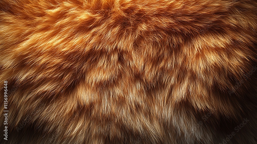 Natural orange fur texture with glowing highlights in close up wallpaper image Natural orange fur texture with glowing highlights in close up wallpaper image