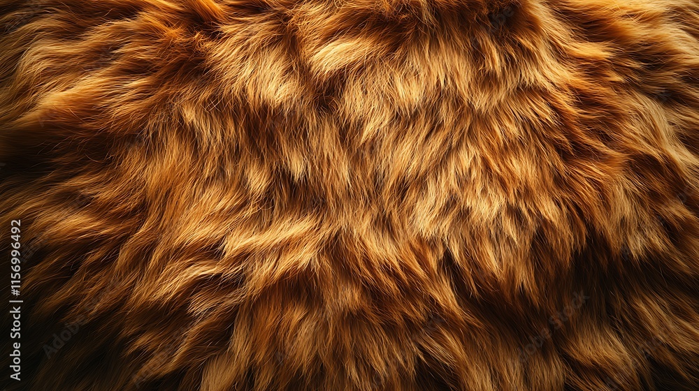 Natural orange fur texture glowing softly with warm highlights in close up image Natural orange fur texture glowing softly with warm highlights in close up image