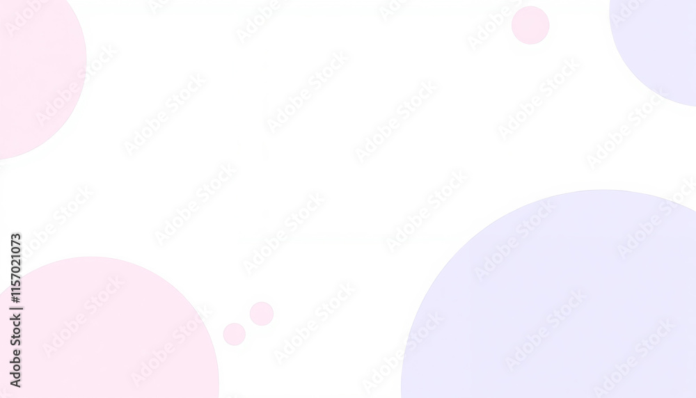 Minimal pastel circles on white background
Minimal pastel circles on white background