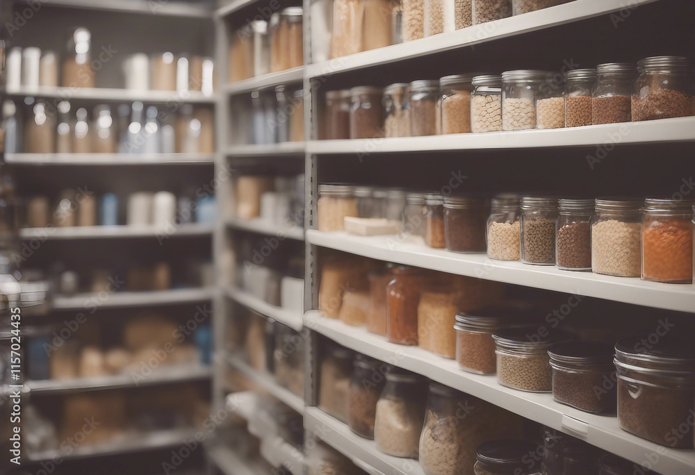 Home storage area organize management home interior design pantry shelf and storage for store food Home storage area organize management home interior design pantry shelf and storage for store food