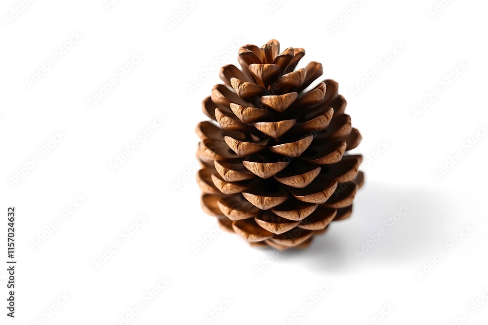 brown pine cone isolated on white background.
brown pine cone isolated on white background.