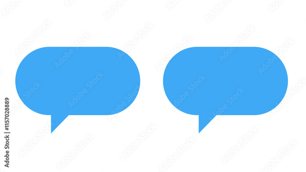 blue speech bubble blue speech bubble