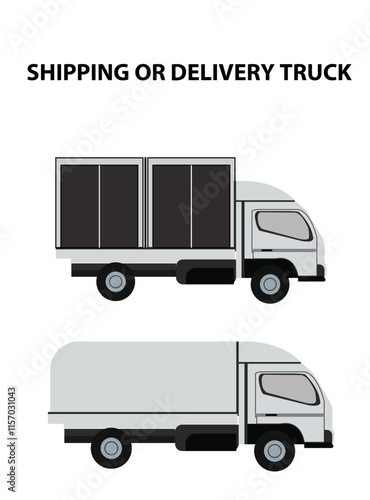Delivery service truck on map. Online app tracking, city background Fast moving shipping delivery truck line