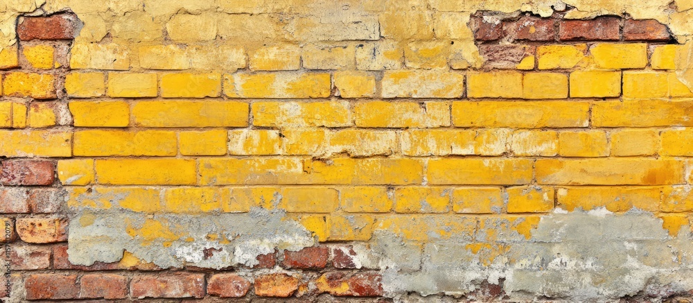 Vibrant yellow brick wall texture ideal for unique design projects and professional photography backgrounds Vibrant yellow brick wall texture ideal for unique design projects and professional photography backgrounds