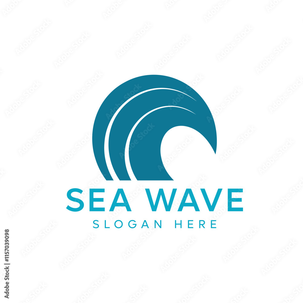 Wave logo vector Wave logo vector