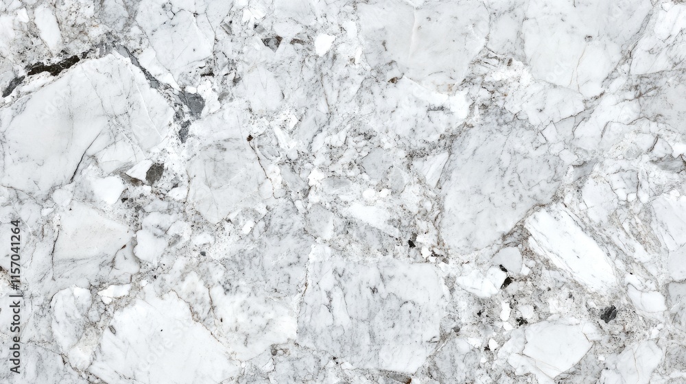 Fototapeta premium Elegant white marble texture background with intricate veining ideal for upscale designs and modern interiors. High resolution for detailed visuals.