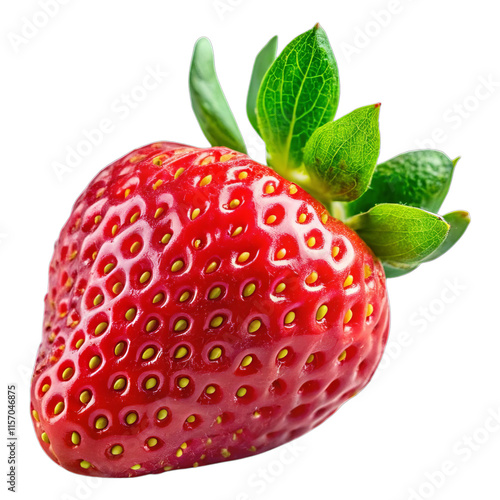 strawberry isolated on white background photo