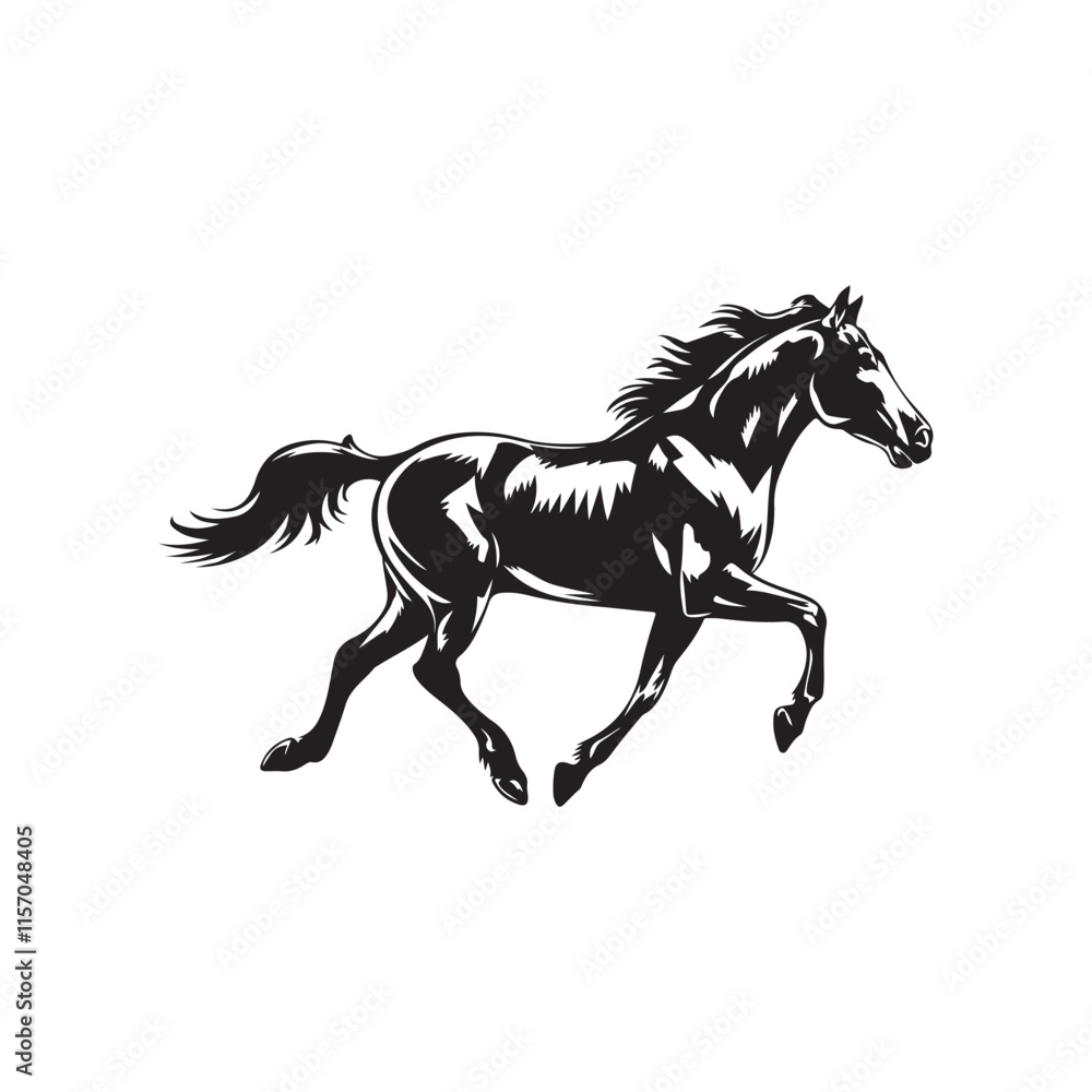 horse mare stallion animals race icon silhouette vector art flat design outline graphic illustrations horse mare stallion animals race icon silhouette vector art flat design outline graphic illustrations