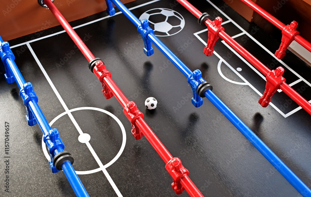 Table football game in Rio de Janeiro, Brazil