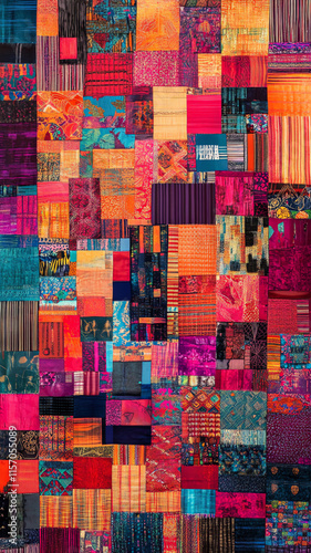 color block leftover fabric 