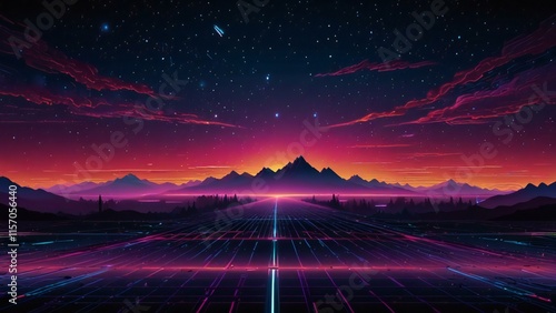 sunrise over the mountains