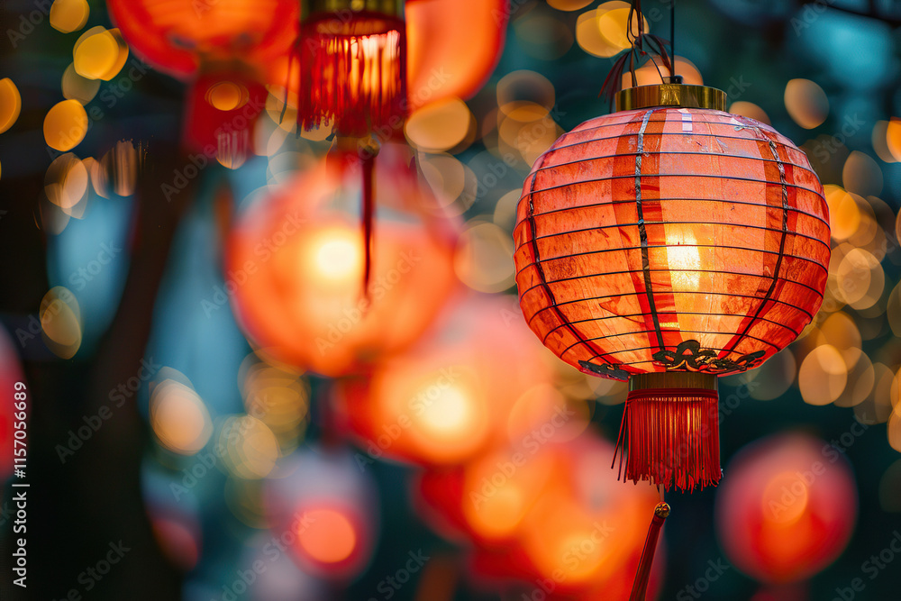 Beautiful holiday composition for happy celebrate chinese festival of lanterns, abstract vivid composition consists of fictional unreal fantastic vision on background Beautiful holiday composition for happy celebrate chinese festival of lanterns, abstract vivid composition consists of fictional unreal fantastic vision on background