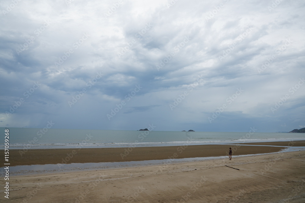 Picture of the beach of Suan Son Pradipat, Hua Hin District, Prachuap Khiri Khan Province, Thailand, taken on 8 June 2023. Picture of the beach of Suan Son Pradipat, Hua Hin District, Prachuap Khiri Khan Province, Thailand, taken on 8 June 2023.