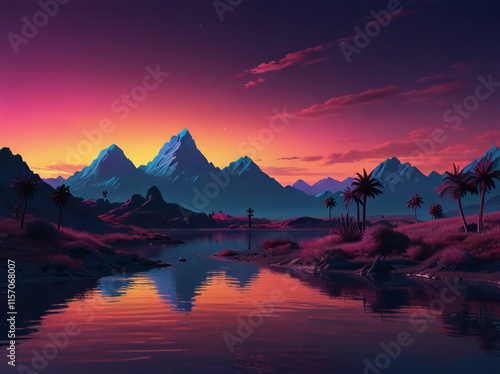 sunrise over the mountains