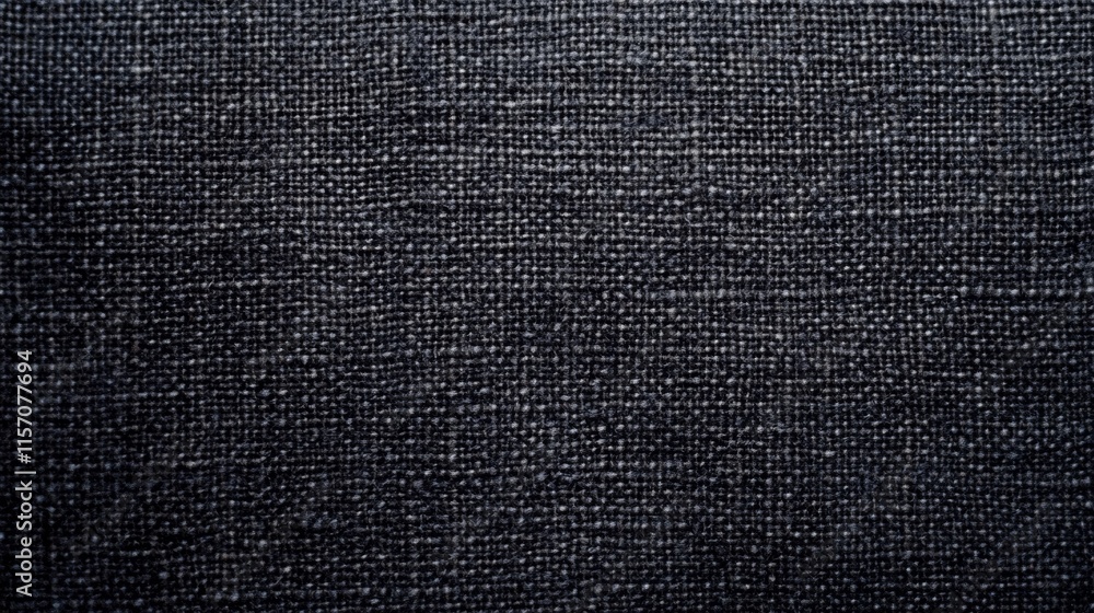 Black abstract background. Texture of natural cotton fabric. Black banner with copy space. Black abstract background. Texture of natural cotton fabric. Black banner with copy space.