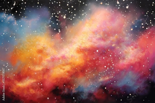 21 sentiment stardust a cloud of colorful glittering particles s photo