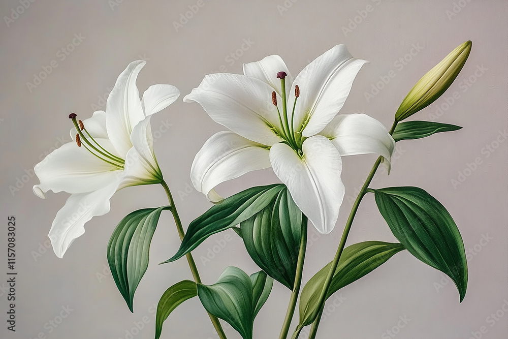 Naklejka premium Beautiful flowers close-up