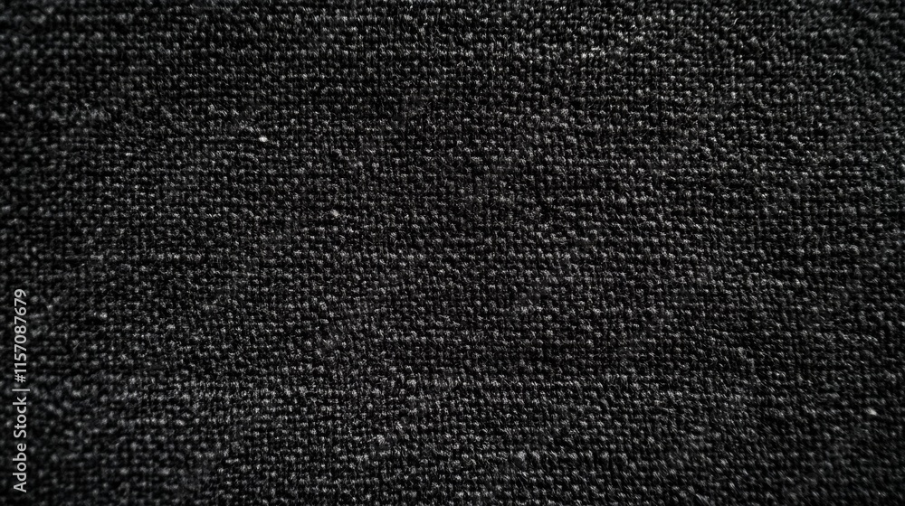 Black abstract background. Texture of natural cotton fabric. Black banner with copy space. Black abstract background. Texture of natural cotton fabric. Black banner with copy space.