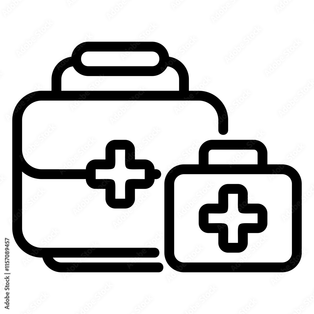 Fototapeta premium First aid kit icon