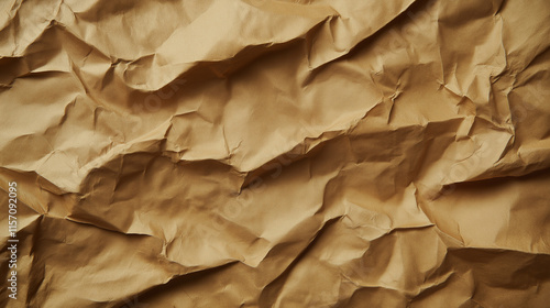 crumpled paper background, old paper texture background, Old brown recycled cardboard paper texture background