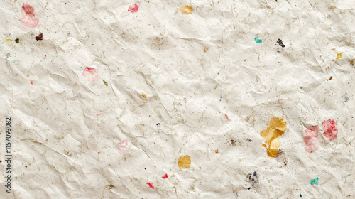 paper texture with space, confetti on a white background