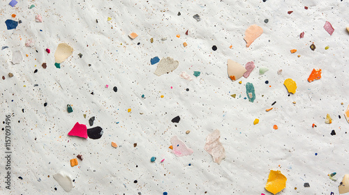 paper texture with space, confetti on a white background