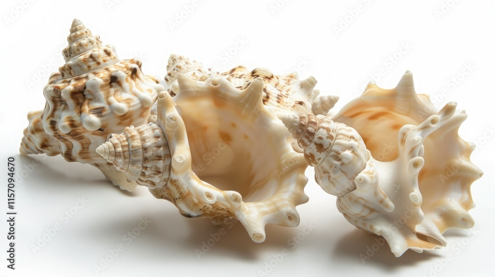 Unique seashell collection showcases intricate designs and natural beauty from the ocean Unique seashell collection showcases intricate designs and natural beauty from the ocean