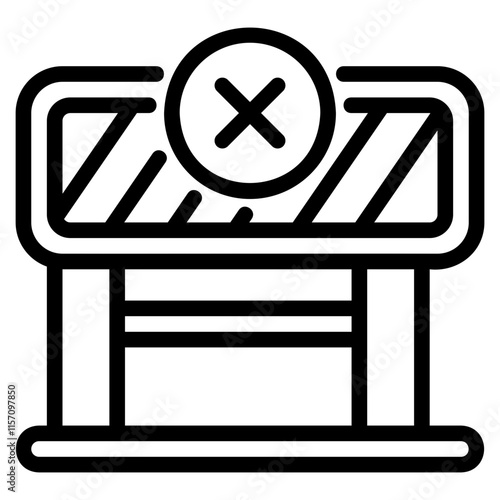 Barricade icon