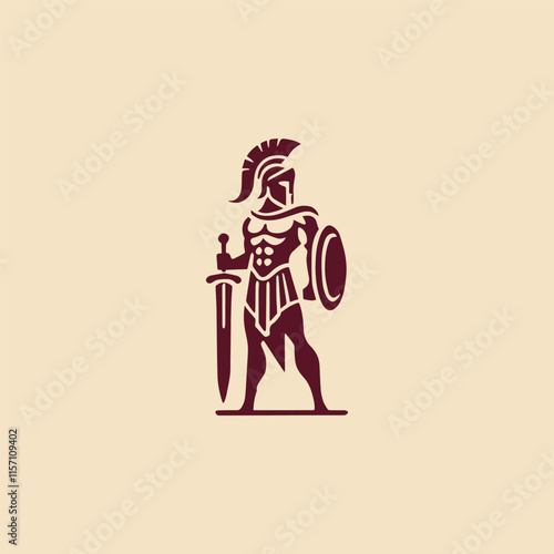 Iconic gladiator logo