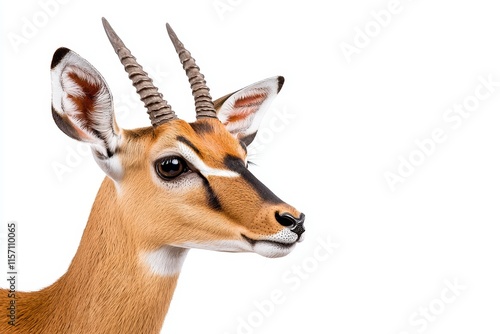 Transparent background PNG of a Dorcas gazelle for wildlife and nature design projects. photo