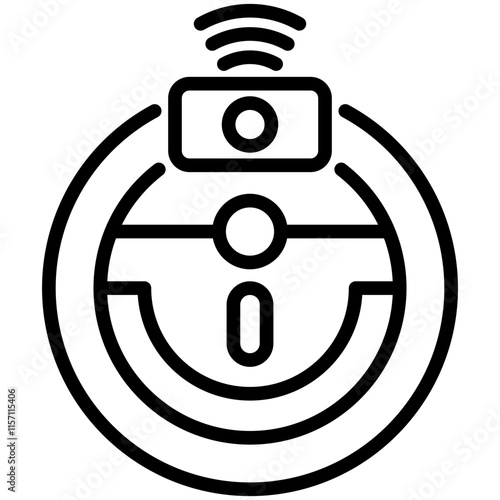 Robot Vacuum Cleaner Icon