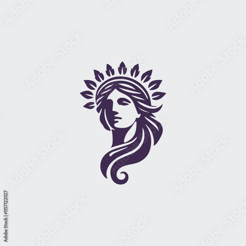 Roman goddess logo