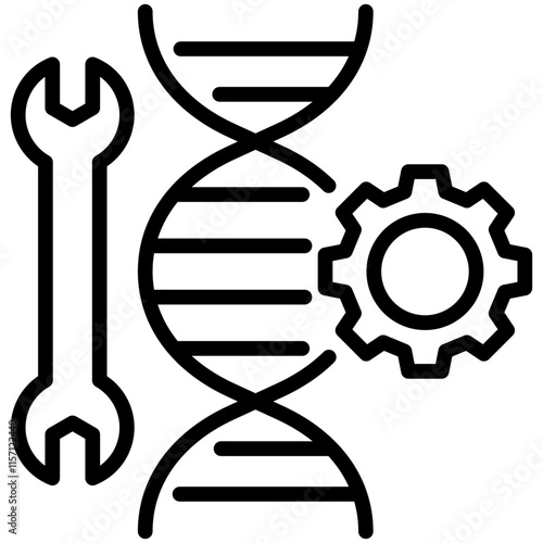 Genetic Editing Icon