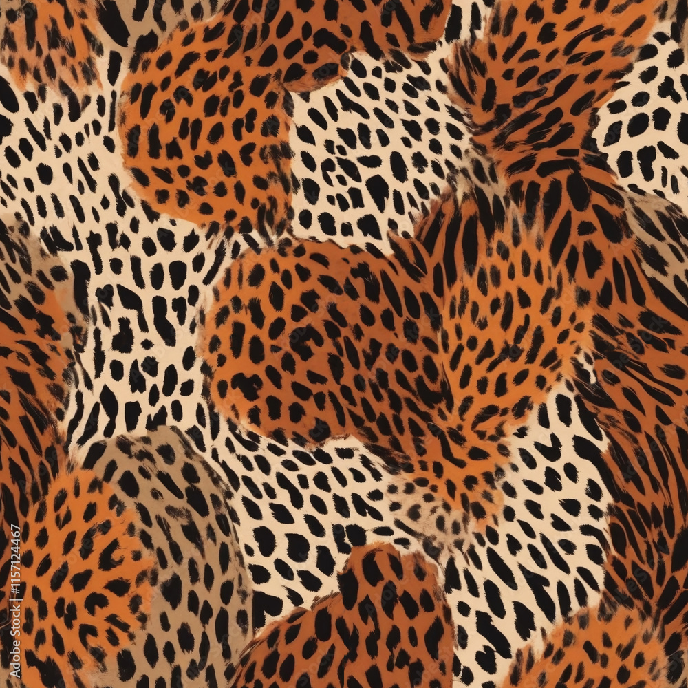 Seamless Pattern - Eye-Catching Animal Print Pattern Perfect for Bold Fashion Designs
