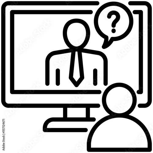 Online Interview Icon