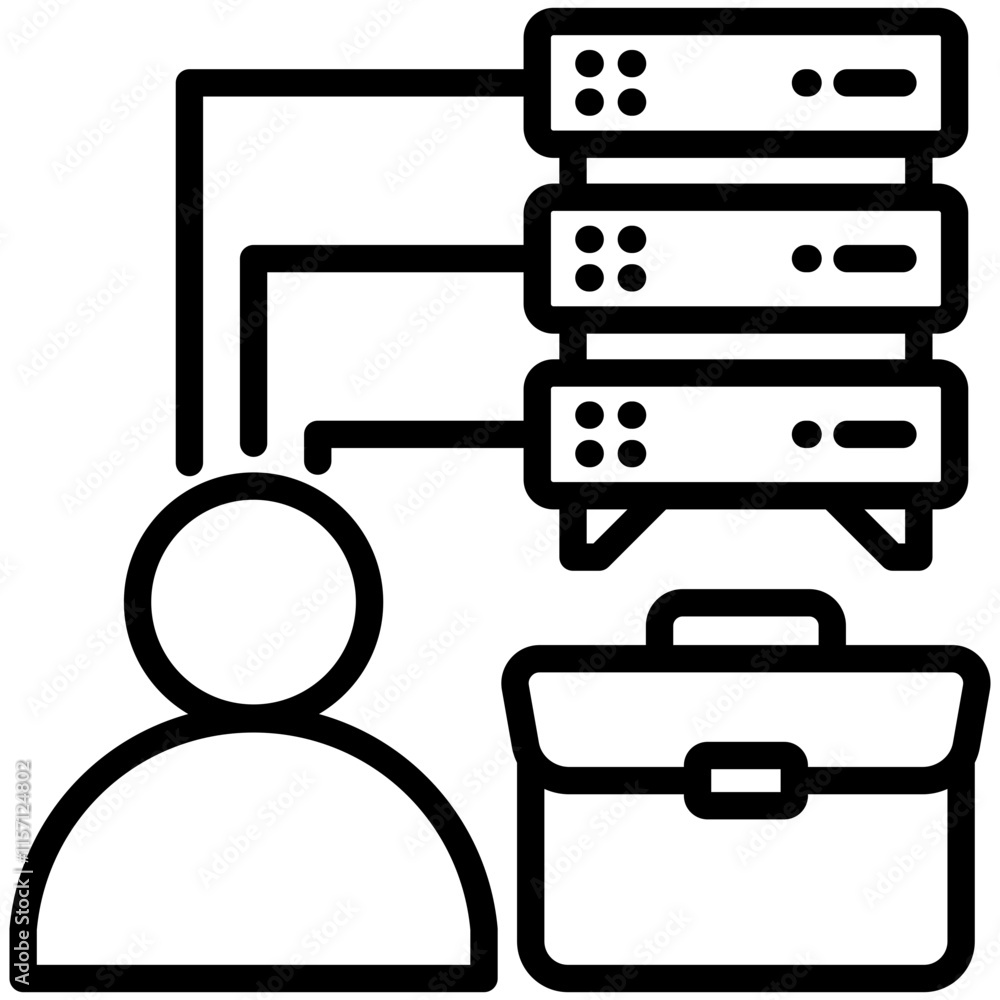 Employee Data Icon Employee Data Icon